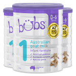 【澳洲直邮】贝儿BUBS婴儿羊奶粉1段原装原罐婴幼儿宝宝配方奶粉3罐
